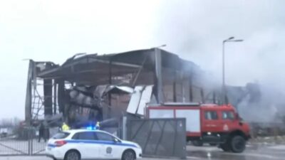 Μεγάλη φωτιά στο εργοστάσιο "Βιολάντα" στα Τρίκαλα - 5 αγνοούμενες, 6 τραυματίες