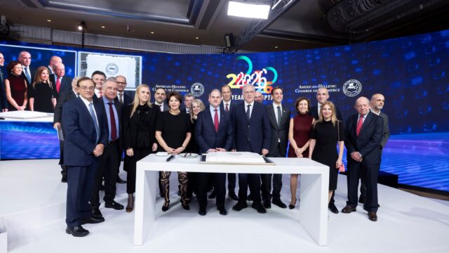 Συνάντηση Θεσμών και Επιχειρήσεων στην Πρωτοχρονιάτικη Δεξίωση του Ελληνο-Αμερικανικού Εμπορικού Επιμελητηρίου –  Ελλάδα – ΗΠΑ: Εστίαση στη Συνεργασία εν μέσω Οικονομικών Εξελίξεων