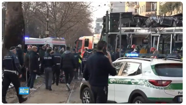 Εκτροχιασμός τραμ στο Μιλάνο – Ενας νεκρός και 39 τραυματίες