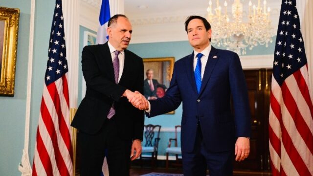 Σε θετικό κλίμα η συνάντηση Γεραπετρίτη με Ρούμπιο