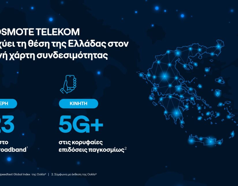 Cosmote Telecom: Eνισχύει τη θέση της Ελλάδας στον διεθνή χάρτη συνδεσιμότητας