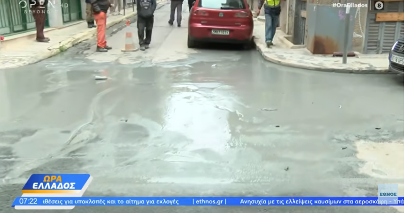 Μετρό: Λύθηκε το μυστήριο με το “υγρό τσιμέντο” που ανάβλυζε και ήταν τελικά “αφρός”