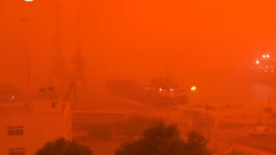 Σε επιφυλακή για την κακοκαιρία – Που κλείνουν τα σχολεία – Αφρικανική σκόνη πνίγει την Κρήτη