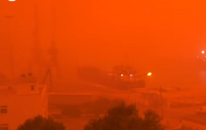 Σε επιφυλακή για την κακοκαιρία – Που κλείνουν τα σχολεία – Αφρικανική σκόνη πνίγει την Κρήτη