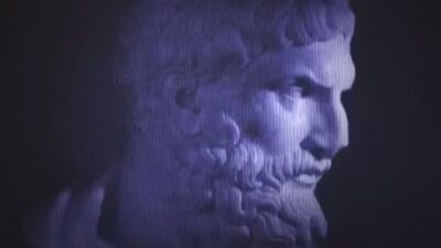 Η επικούρεια φιλοσοφία μέσα από την εικαστική έκθεση της Ερ. Βορδώνη, Μελαχροινή Μαρτίδου