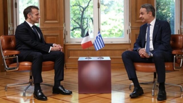 Μητσοτάκης: Αξίωμα το “Ελλάς-Γαλλία, Συμμαχία” – Μακρόν: Στηριχτείτε πάνω μας