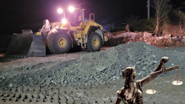 Στο φως βίντεο και φωτογραφίες από το μπάζωμα στα Τέμπη