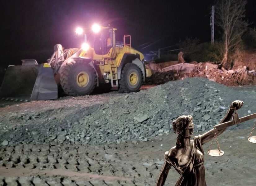 Στο φως βίντεο και φωτογραφίες από το μπάζωμα στα Τέμπη