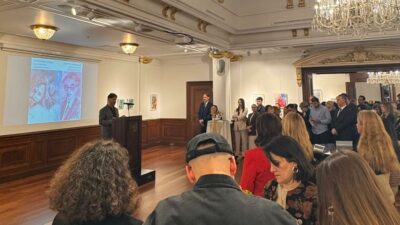 Εγκαίνια Έκθεσης έργων ζωγραφικής του Γιώργου Κεβρεκίδη για τον Καβάφη στο Σισμανόγλειο Μέγαρο Κωνσταντινουπολης