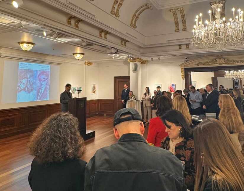 Εγκαίνια Έκθεσης έργων ζωγραφικής του Γιώργου Κεβρεκίδη για τον Καβάφη στο Σισμανόγλειο Μέγαρο Κωνσταντινουπολης