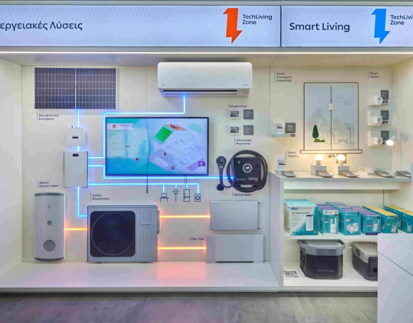 TechLiving Zone: Προϊόντα ενέργειας και τεχνολογίας στα καταστήματα ΔΕΗ