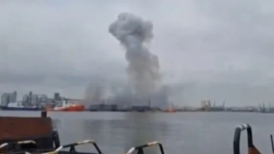 Ισχυρή έκρηξη στο λιμάνι της Κωνστάντζας στη Ρουμανία – Προήλθε από θαλάσσιο drone