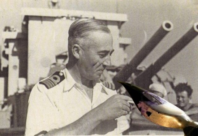 Η τελευταία μάχη του Διόπου Αντώνη Αντωνίου με το "Αδρίας" στη Σικελία... Ηρακλής Καλογεράκης