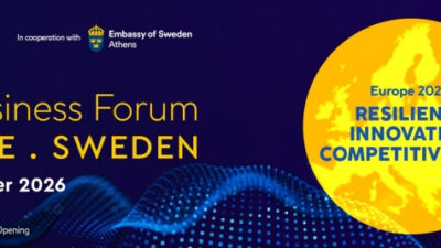 11th Business Forum Greece-Sweden Europe 2026: Resilience, Innovation, Competitiveness
