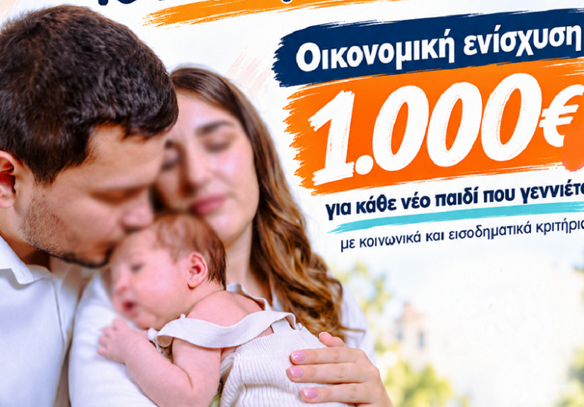 Καλλιθέα: 1.000€ για κάθε νέο παιδί – Ο Κώστας Ασκούνης κάνει πράξη την προεκλογική του δέσμευση