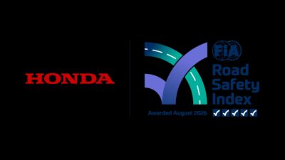 Η HONDA γίνεται η πρώτη εταιρεία παγκοσμίως που λαμβάνει τη νέα υψηλότερη διάκριση 5 αστέρων στον Δείκτη Οδικής Ασφάλειας FIA Road Safety Index, το εργαλείο αξιολόγησης του αποτυπώματος οδικής ασφάλειας επιχειρήσεων και οργανισμών