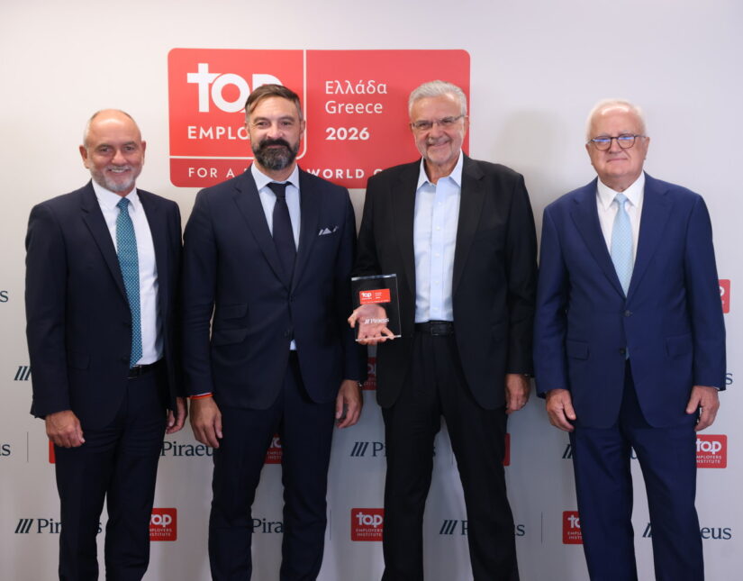 Διεθνής Πιστοποίηση Τοp Employer Greece 2026 για την Πειραιώς