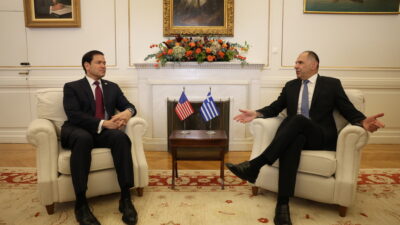 Τετ α τετ Γεραπετρίτη - Ρούμπιο: "Η συνεργασία δεν ήταν ποτέ πιο ισχυρή" -"Η Ελλάδα είναι πυλώνας σταθερότητας στην περιοχή"